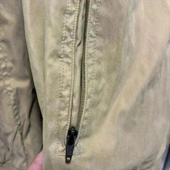 Weathercast Outerwear Khaki Men’s Full Zip Wind and Rain Jacket Size M - Picture 2 of 11